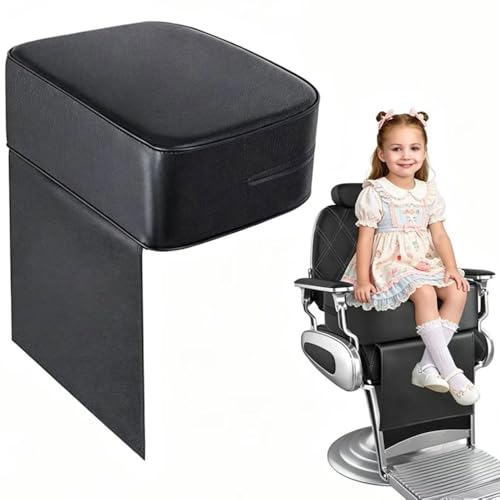 Salon Booster Seat Cushion for Hair Cutting, Hair Salon Leather Cushion for Styling Chair,Boat Booster Seat Cushion, Barber Beauty Salon Spa Equipment