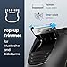 Electric Razor for Men Cordless: Wet/Dry Rotary Shaver Waterproof - USB Fast Charging & Sensitive Skin Care - Pop up Trimmer & Precision Blades Classic Black