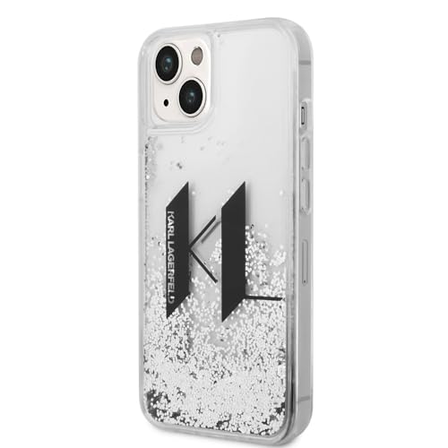 Karl Lagerfeld KLHCP14SLBKLCS Coque Rigide pour iPhone 14 6,1" Argenté