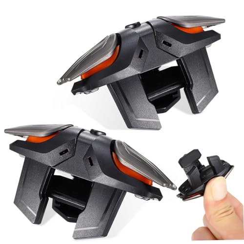 Operitacx Controller Di Gioco Mobile Con Trigger e Guanti, Set Ergonomico Con Cavo Di Ricarica, Compatibile Smartphone, Risposta Rapida Per Gaming Avanzato