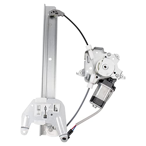 Image of TRQ Rear Left Power Window Regulator & Motor Assembly Drivers Side Compatible with 2002-2006 Nissan Altima