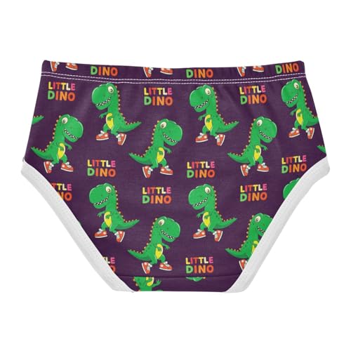 Cute Green Cartoon Dinosaur Black Girls Underwear Toddlers 2t Cotton Cute Panties Girl Animal Briefs Kids Undies2
