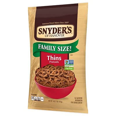 Snyder's Thin Pretzels 16oz (Bag of 2)