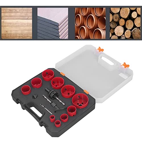 Kit universal de sierras de corona, 10 piezas HSS para metal y madera miniatura 3