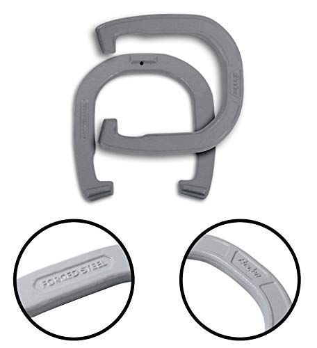 Baden Champions Horseshoe Set- Tournament Quality Forged Steel Construction, Gray/Black #TOP1