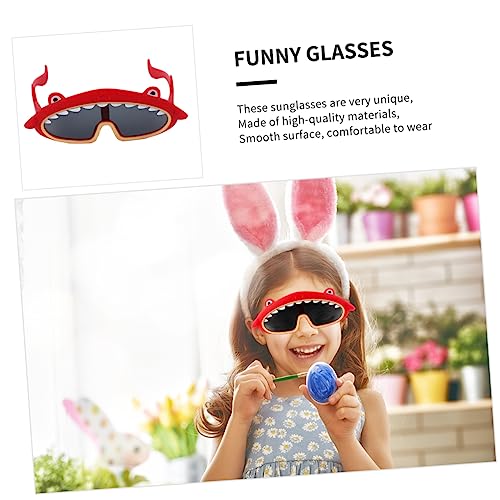 KOMBIUDA 1 Peça Óculos De Sol Em Forma De Tubarão Óculos De Sol De Praia Menino Vestidos De Luau Ócu