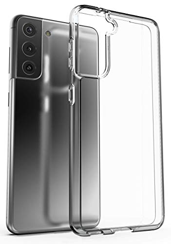 Encased Capa transparente projetada para Samsung Galaxy S21 Plus, capa protetora fina transparente (