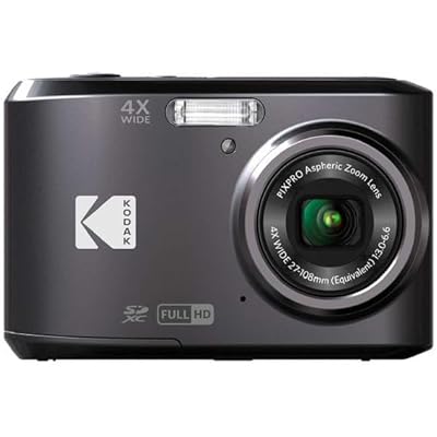 Kodak PIXPRO Friendly Zoom FZ43-BK 16MP Digital Camera with 4X Optical Zoom and 2.7 LCD Screen (Black)