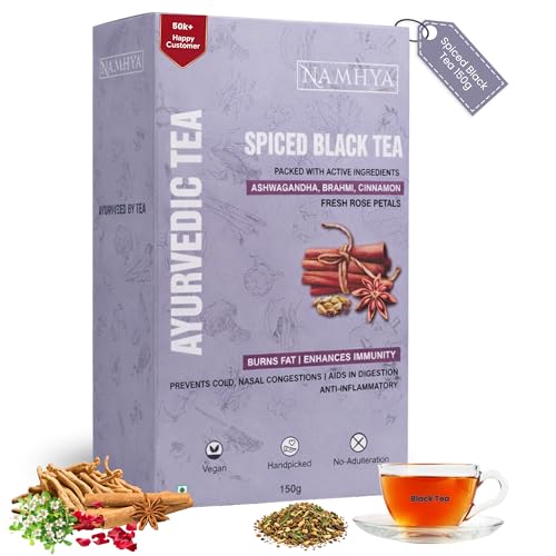 Image of Namhya Spiced Black Loose Leaf Tea | Stress Relief, Stamina & Focus