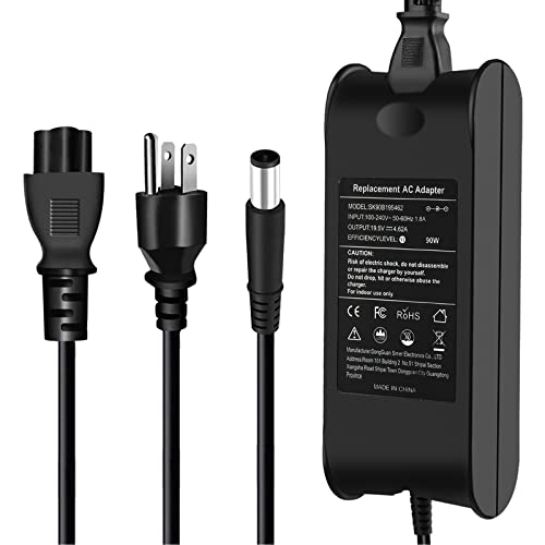 Ryaobwu 90W Laptop Charger Compatible with Dell Inspiron 17r N7110 N7010 5720 15 N5010 N5030 N5040 N5050 15 15R 5537 15 M5010 M5030 1440 1520 1521 1720 1750 3537 7537 7548 7737 Power Supply Cord by Ryaobwu - Used condition - US$17.62
