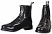 TuffRider Men's Barouque Front Zip Paddock Boots with Metal Zipper, Black, 10