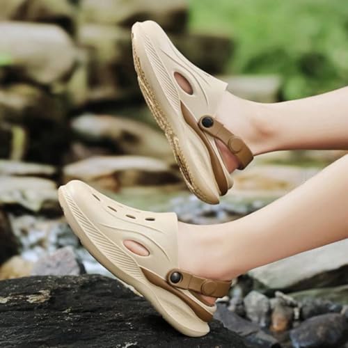 Chaussons d'été pour hommes légers protégeant les pieds sur les galets
