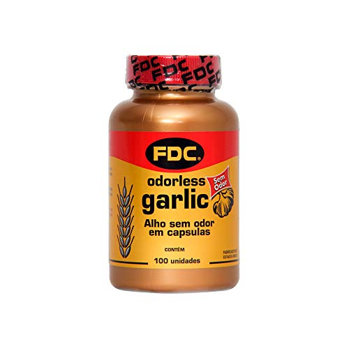 Odorless Garlic Alho sem odor - 100 Cápsulas - FDC