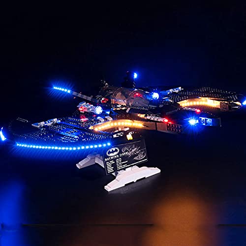 KCGNBQING LED-Beleuchtungsset für Lego Batwing, kompatibel mit Lego 76161. Bausteinmodell Puzzle-Baugruppe (Color… – Bild 6