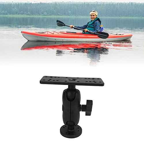 Image of OUKENS Boating Fish Finder Mount, 360 Degree Ruotare Electronic Mount Electronic Fish Finder Mount GPS Plate Rotating