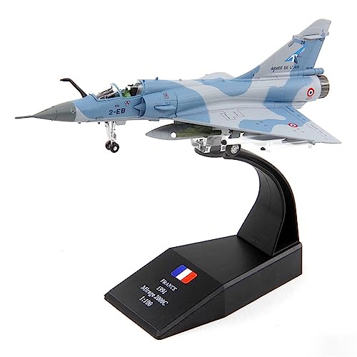 Avión de la Fuerza Aérea Francesa Dassault Mirage 2000 réplica militar escala 1/100 de metal