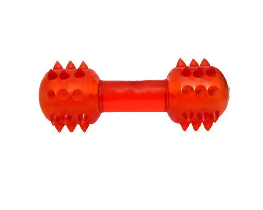 PawCloud Rubber Chew Dog Toy, Spiked Bell Dumbell, Color May Vary (B097RDGR1J) Amazon Price History, Amazon Price Tracker