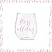 TOSSWARE POP 14oz Vino Rosé All Day Series, SET OF 6, Premium Quality, Recyclable, Unbreakable & Crystal Clear Plastic Printed Glasses