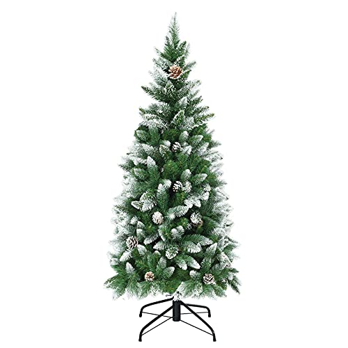 BestBuy クリスマスツリー 220cm ヌードツリー スノータイプ クリスマス飾り 松かさ付きクリスマスプレゼント店舗装飾 開店祝い 新築祝いグリーン Christmas tree