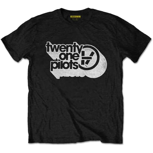 Twenty One Pilots Men's Vessel Vintage T-Shirt Black | Officially Licensed Merchandise