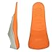 Flow Premium Rubber Short Blade Fins for Swim and Lap Training - Youth Sizes for Kids, Young Men, and Women (XXS 1-3 (Orange))
