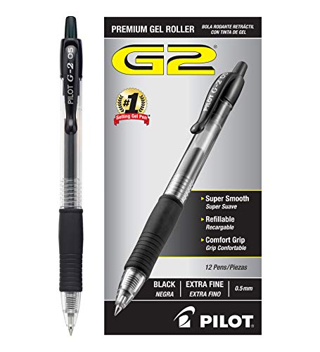 Bolígrafos gel Pilot G2 Premium 12 unidades caja 2 pack miniatura 3