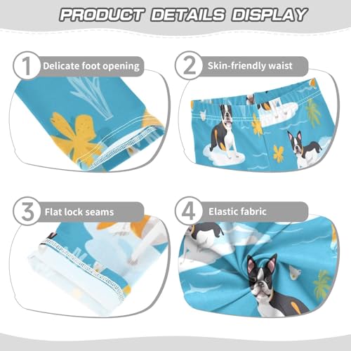 Bolaz Toddler Girls Leggings Printed Yoga Pants Leggings Swimming Dog for Kids3