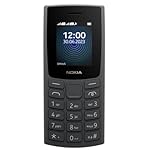 Nokia 105 4G | Dual SIM | GSM Unlocked Mobile Phone | Volte | Charcoal | International Version | Not AT&T/Cricket/Verizon Compatible