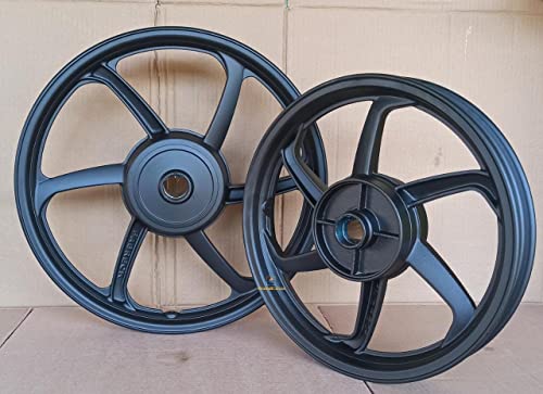 Par de Rodas de Liga Leve 6 Palitos Tambor Biz 125 / 110i