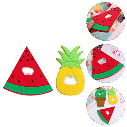 Gadpiparty 2Pcs Bier Opener Leuke Fruit Ananas Watermeloen Vorm Flesopener Wijn Bier Fles Opening Tool Voor Hawaiian… - Afbeelding 5