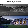 AOQEE 2K Cameras for Home Security-Outdoor/Indoor Camera for Dog/Cat/Pet/Nanny/Baby/Elderly, Color Night Vision, White Light, Siren, 24/7 SD Recordings, Works with Alexa, Plug in (C1-White-2pack-2.4G) #3