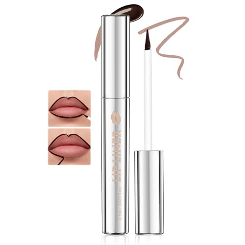 Prreal Peel Off Lip Stain, Waterproof Tattoo Peel Off Lip Liner, Non-sticky Lips Liner Stain Long-lasting, Matte Finish Lipgloss Makeup, Rose Pink