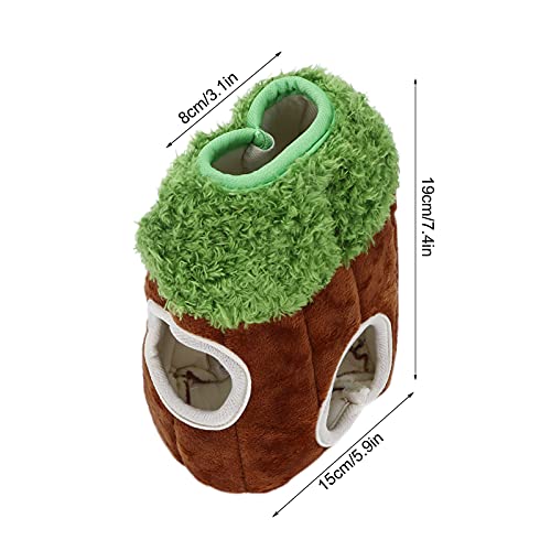 BEIJIALY Brinquedo de esconde-esconde para cães, brinquedo de pelúcia para cães de preguiça, quebra-