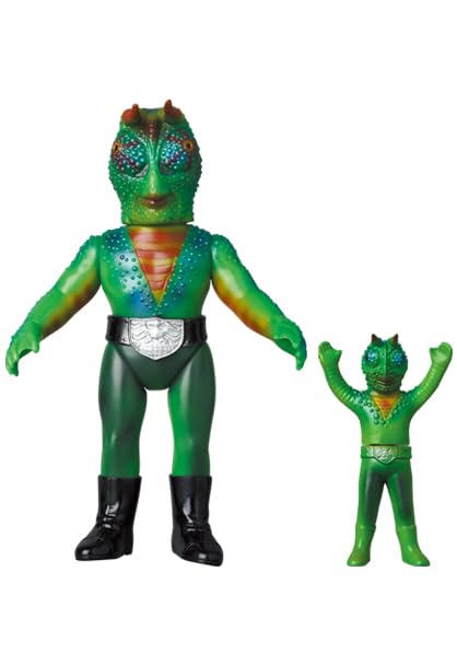 Amazon.co.jp: 東映レトロソフビコレクション カメレオン男(新色蓄光)+  