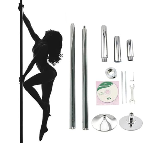 YLSDG - YLSDG 45mm Abnehmbare Striptease-Stange Pipe Dance Pole Pivot Fixed Dual Mode Home Portable Fitness Dance Übung Trainingsstange