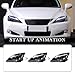 HCMOTIONZ LED Headlights Fit For Lexus IS250/ IS250C IS350 IS350C IS220d 2006-2012, ISF 2008-2014 With DRL Start UP Animation……