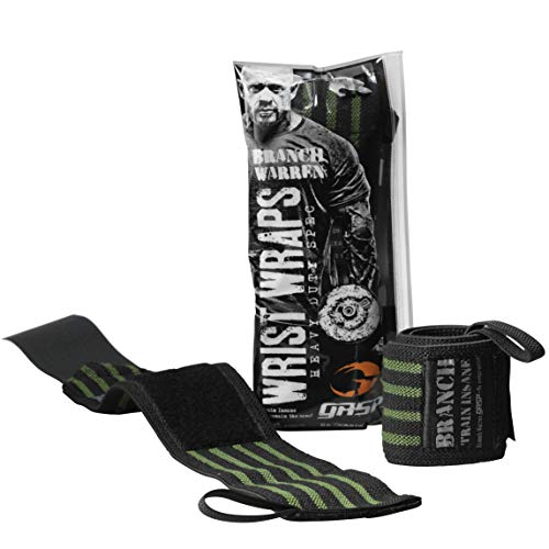 GASP Hardcore Wrist Wraps 18” | Weightlifting Wrist Support for Men & Women | Best Gym Wrist Straps with Thumb Loop for Powerlifting, Bodybuilding