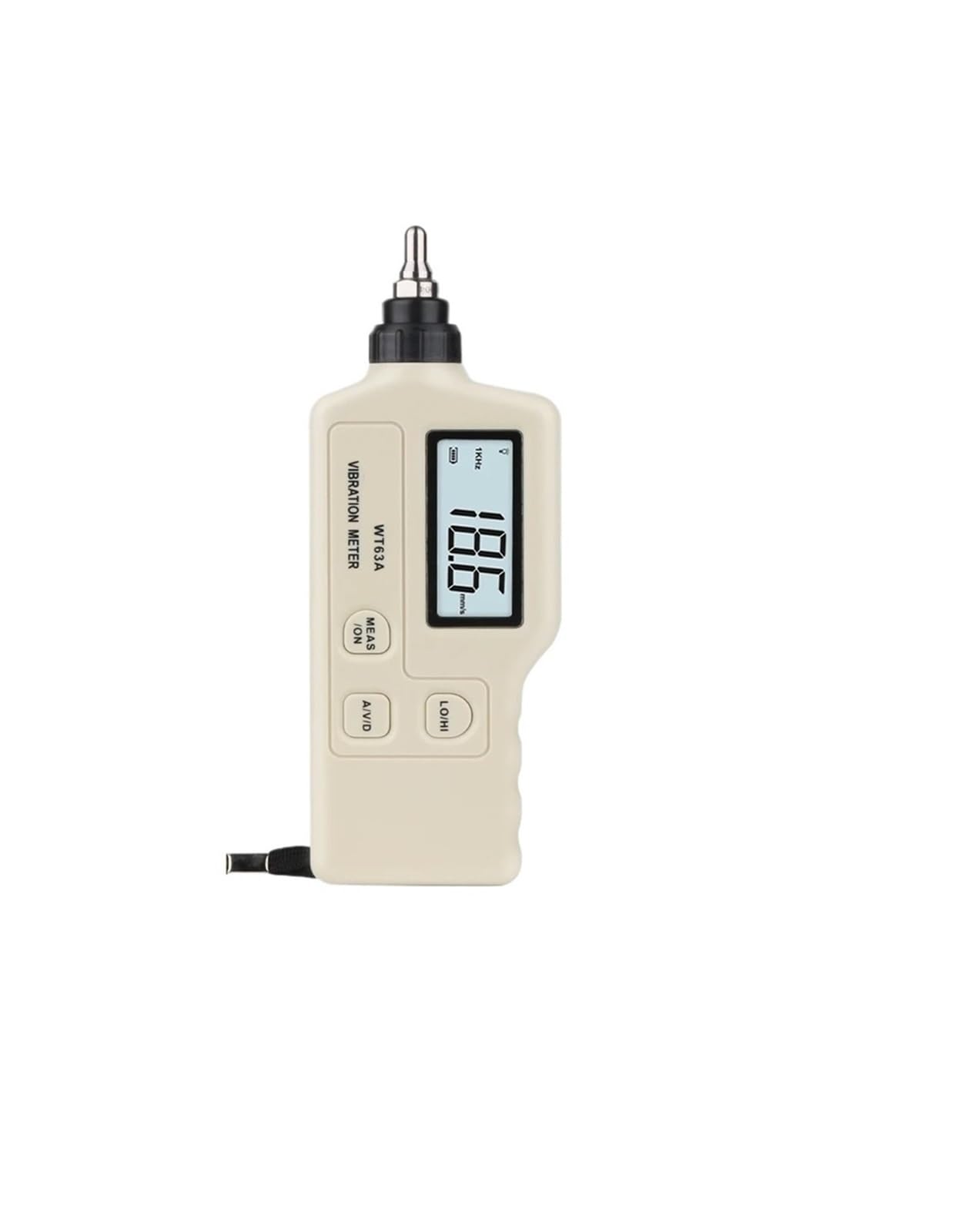 Vibromètre numérique, Vibromètre numérique haute précision, analyseur de fréquence vibration électronique LCD, portable WT63A