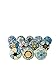 Pomelli in ceramica multicolore blu per armadietto, cassettiera multiuso, mobili da cucina, scrivanie, maniglia per porta, armadio, armadio e armadio dipinto a mano, in ceramica, set da 12