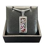 Fordite Necklace, Men or Women, Unique Colorful Patterns, 20 inch Chain