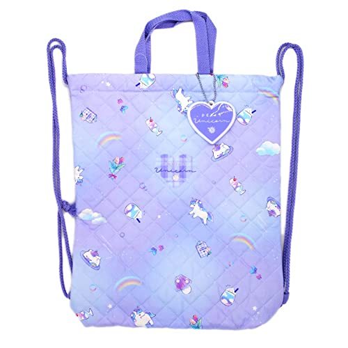 絵本袋　体操服入れ　上履き袋　☆ユニコーン ユニコーン レッスンバッグ 上履き入れ 体操着袋 給食袋 セット