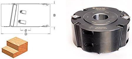 Miniatura 4 de Amana Tool - Cortador de cara de cizalla de 5.906 in 1-14 (61485), grado industrial