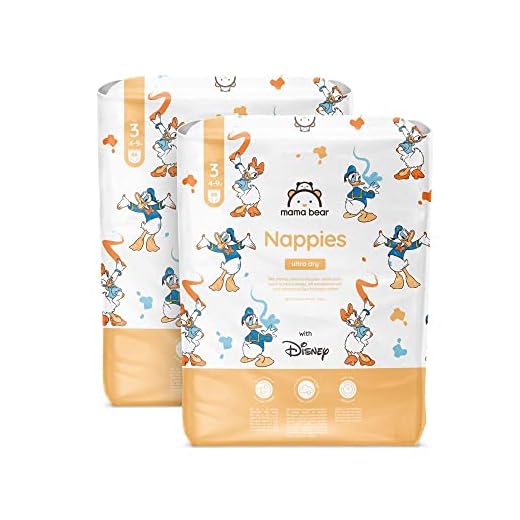 Mama Bear - Disney - 172 Couches bébé ultra absorbantes - Taille 3 (4-9 kg) - PACK MENSUEL