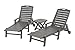 POLYWOOD Nautical 3-Piece Chaise Set