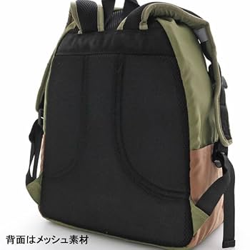 美品！Ampersand アンパサンド　リュック　カーキ Ampersand/アンパサンド】drawstring ナイロン バックパック