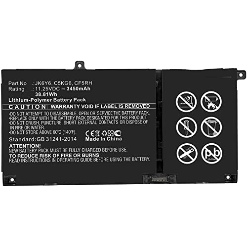 Batterie Dell Inspiron 14 CoreParts 11.25V haute densité Li-Polymer CF5RH
