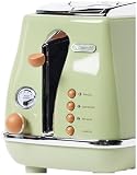 De'Longhi CTOV 2103.GR Icona Vintage toster, zielony