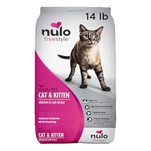 Nulo Freestyle Cat & Kitten Food, Premium Grain-Free Dry Small Bite Kibble Cat Food, High Animal-Based Protein with BC30 Probiotic for Digestive Health Support