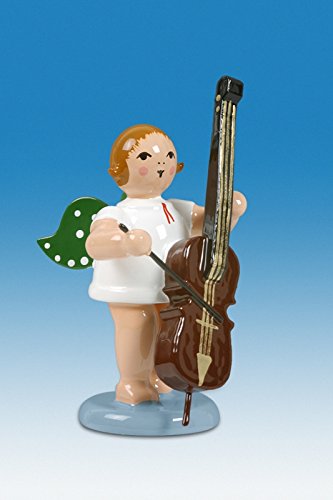 Ange de Noël en bois de 6 cm pour décorer votre table de fête