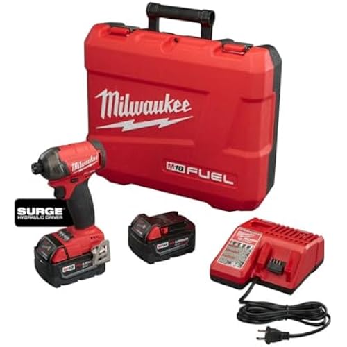 Milwaukee Elec Tool DB303552 Fuel Surge 1/4" Hex Hydraulic Driver Kit, 2760-22